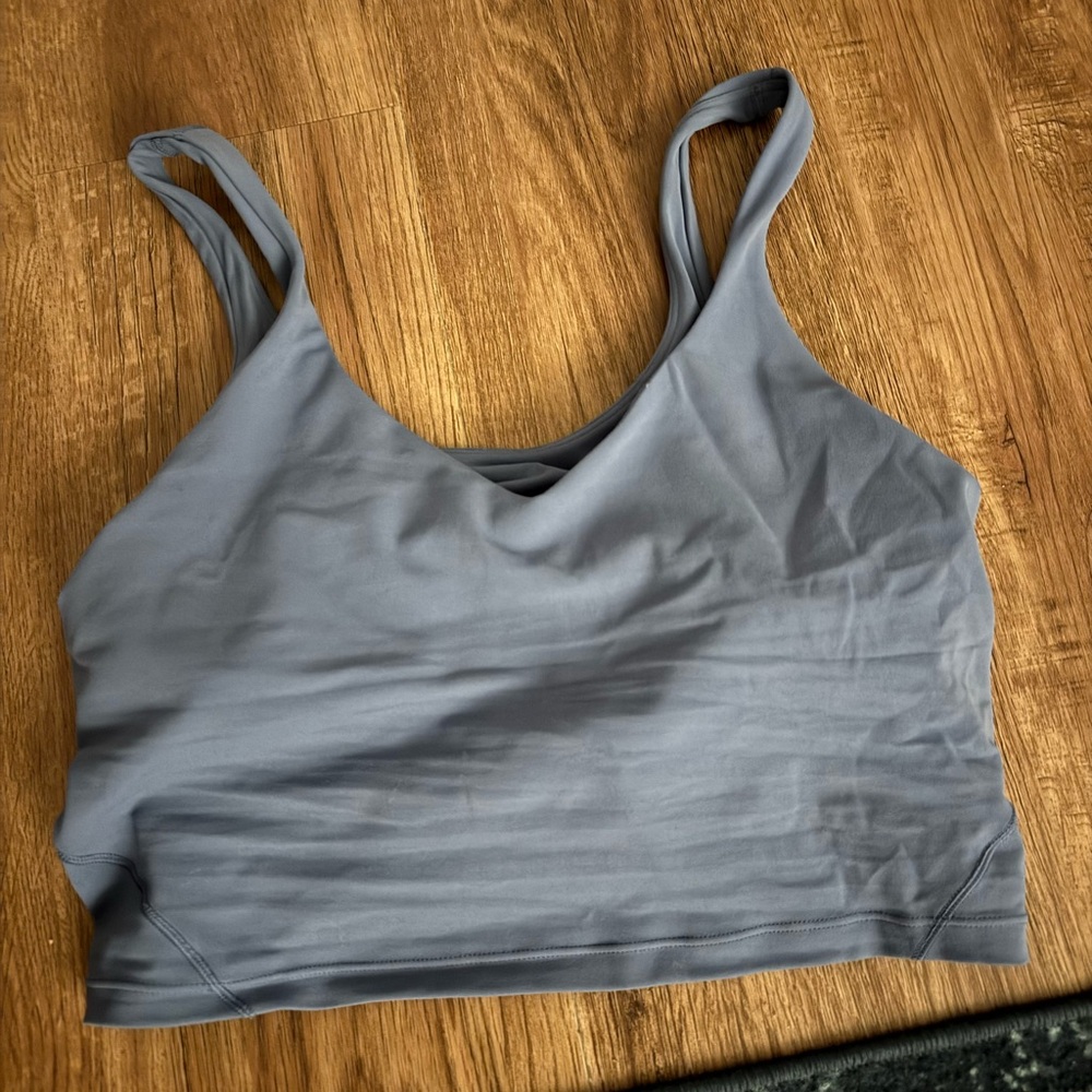 Lululemon Align Tank Top Brilliant Blue Size 10 Built-In Bra Yoga Athleisure 💙